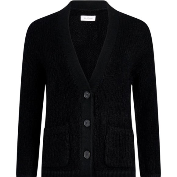 Nwt Naadam Black Cashmere Grandpa 